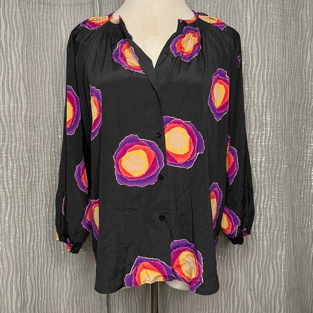 Tucker classic silk button down